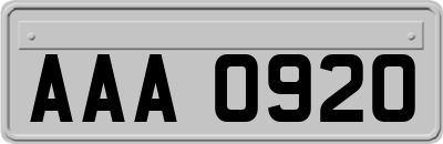 AAA0920