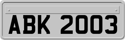 ABK2003