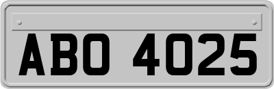 ABO4025