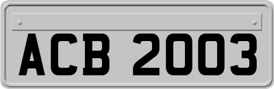 ACB2003