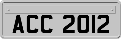 ACC2012