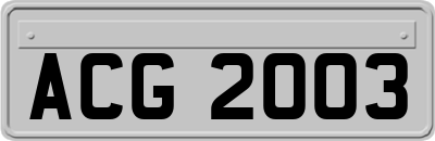 ACG2003