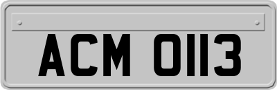ACM0113