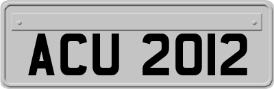 ACU2012