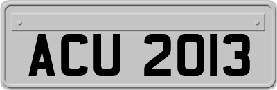 ACU2013