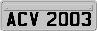 ACV2003