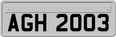AGH2003