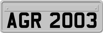 AGR2003