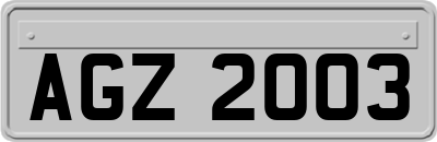 AGZ2003