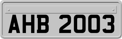 AHB2003