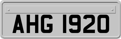 AHG1920