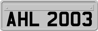 AHL2003