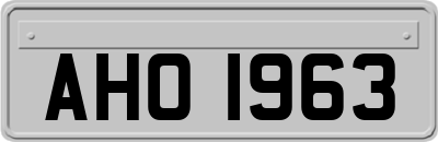 AHO1963