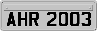 AHR2003