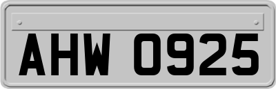 AHW0925