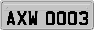 AXW0003