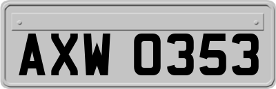 AXW0353