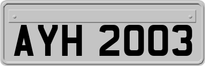 AYH2003