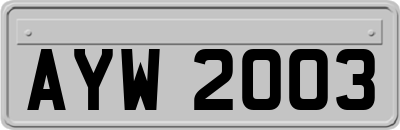 AYW2003