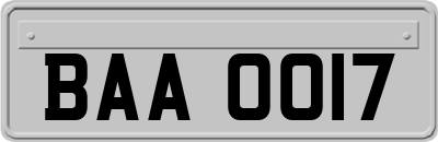 BAA0017