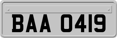BAA0419