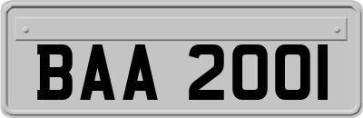 BAA2001