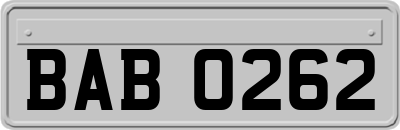 BAB0262