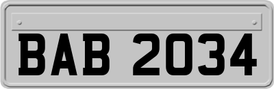 BAB2034