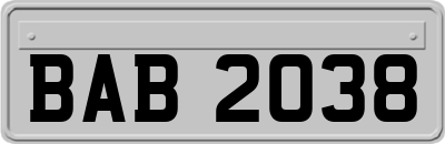 BAB2038
