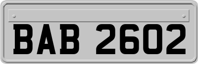 BAB2602