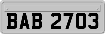 BAB2703