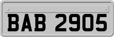 BAB2905