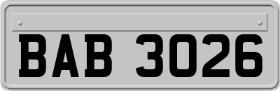 BAB3026