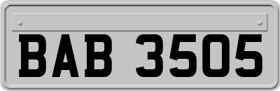 BAB3505