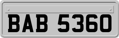 BAB5360