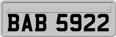 BAB5922