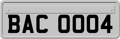 BAC0004