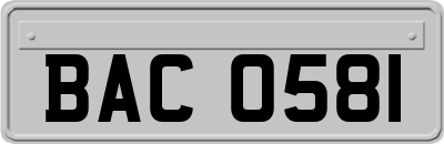 BAC0581