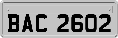 BAC2602