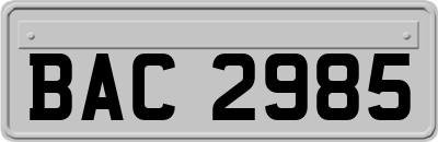 BAC2985