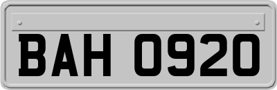 BAH0920