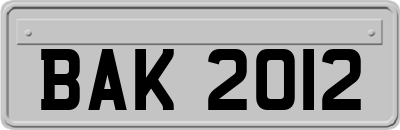 BAK2012