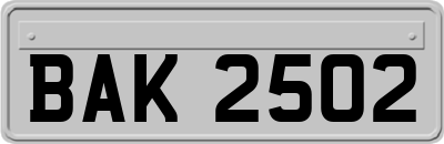 BAK2502