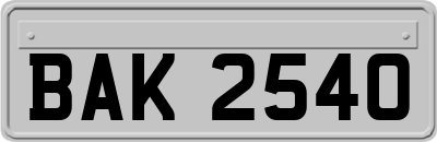 BAK2540