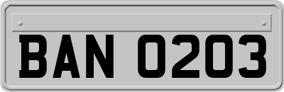 BAN0203