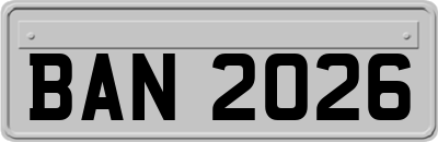BAN2026