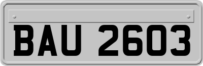 BAU2603