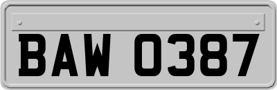 BAW0387