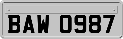 BAW0987