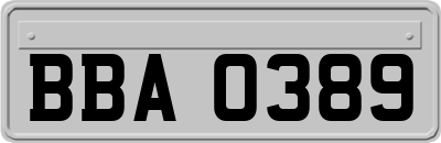 BBA0389